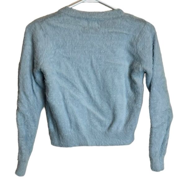 Princress Polly Blue Furry Sweater size S/M - Picture 2 of 5